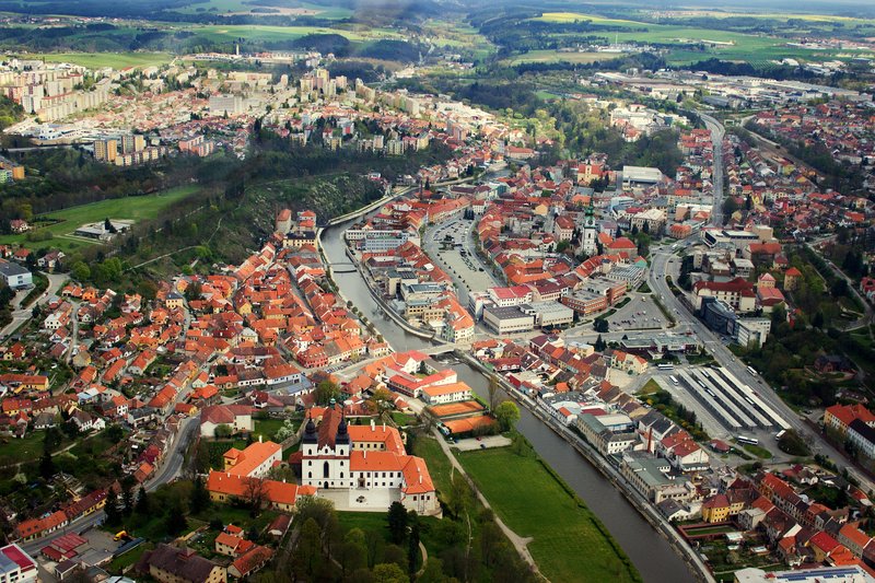 Panorama města Třebíč
