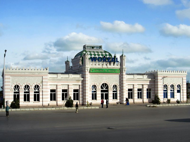Skyline of Turkmenbashi