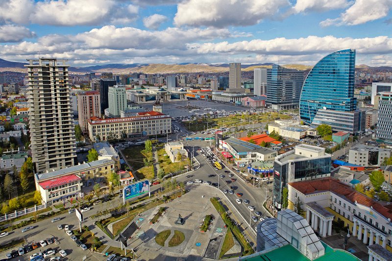 Skyline of Ulaanbaatar