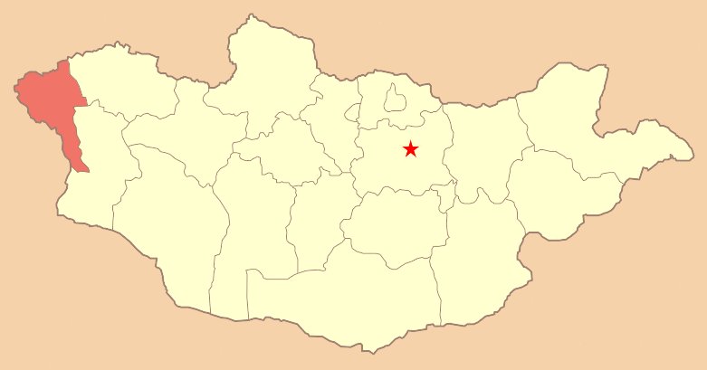 Skyline of Ulgii
