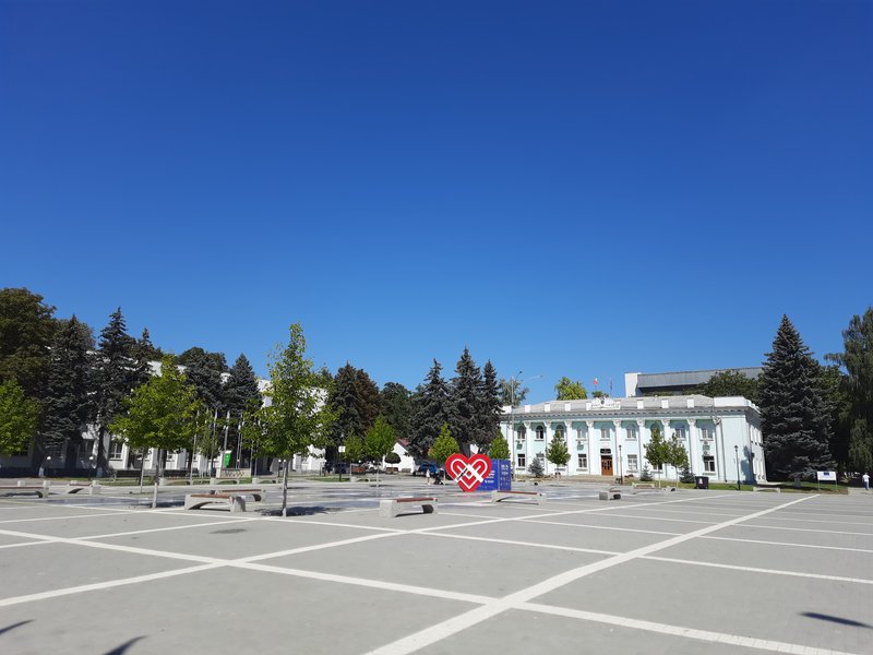 Skyline of Ungheni
