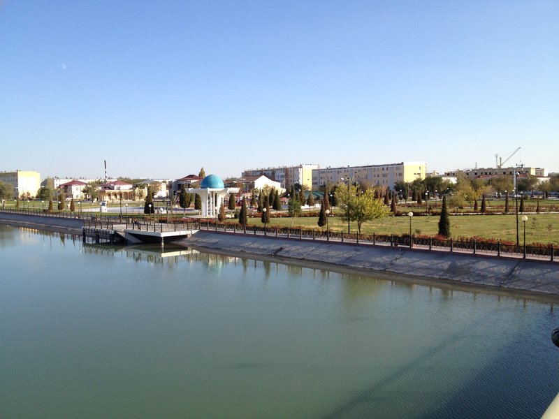 Skyline of Urgench