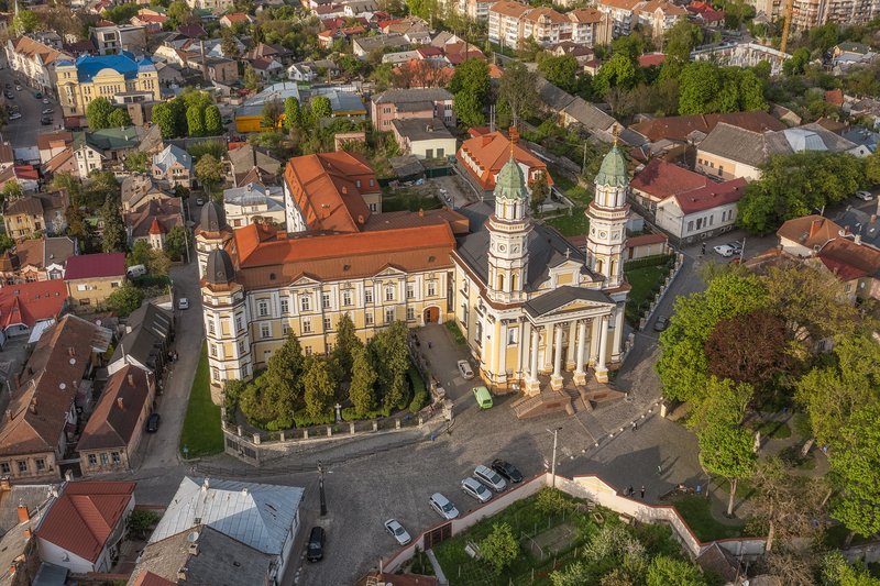 Skyline of Uzhhorod