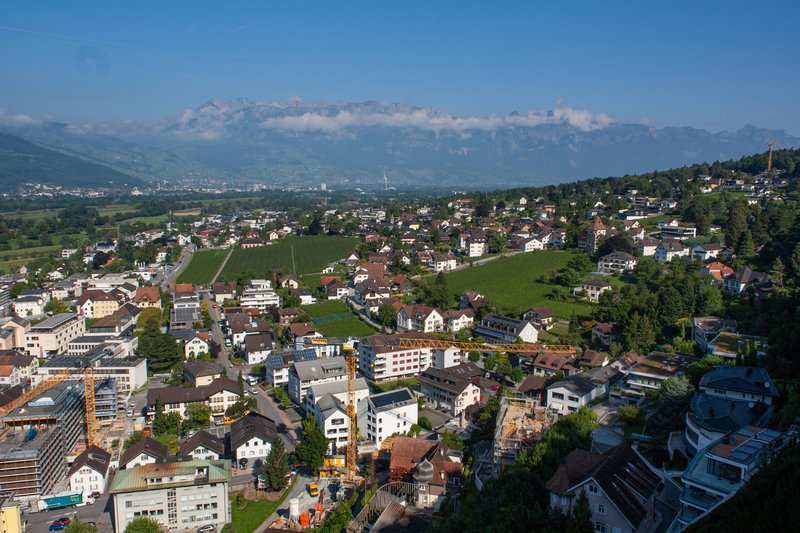 Skyline of Vaduz
