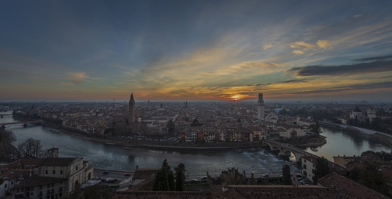 Panorama města Verona