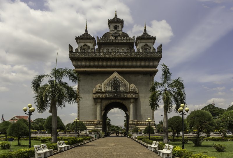 Skyline of Vientiane