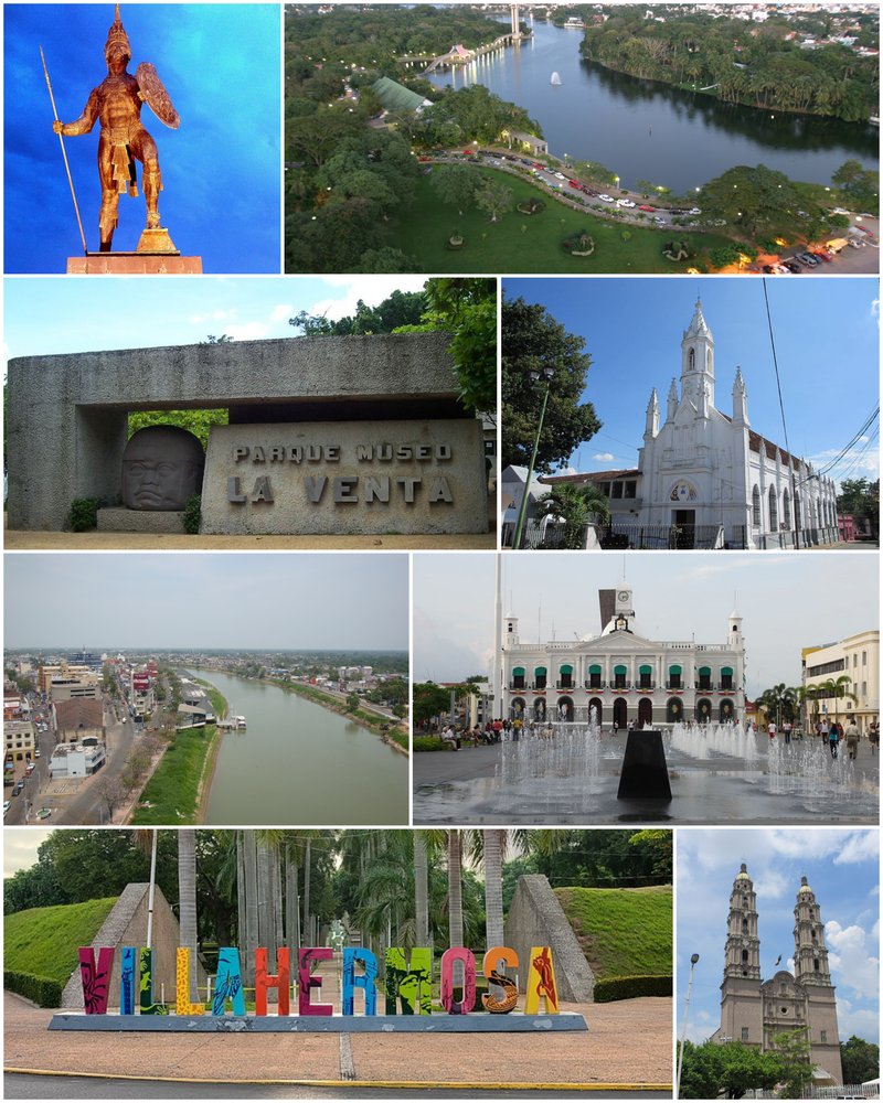 Πανοραμική άποψη του Villahermosa