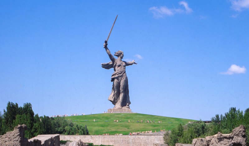 Skyline of Volgograd