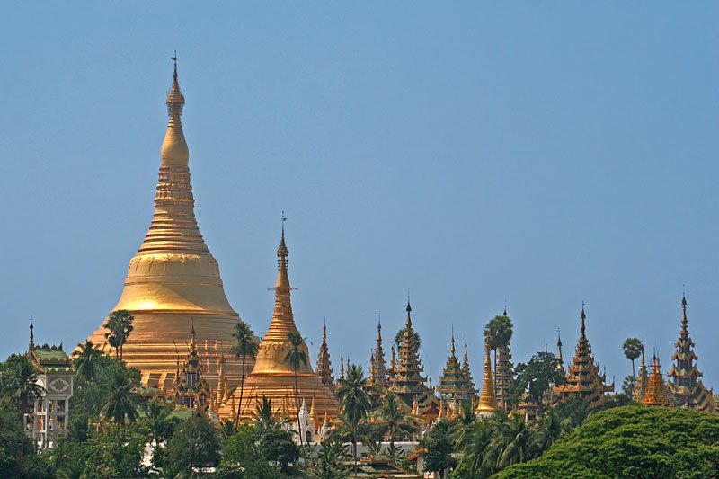 Skyline of Yangon