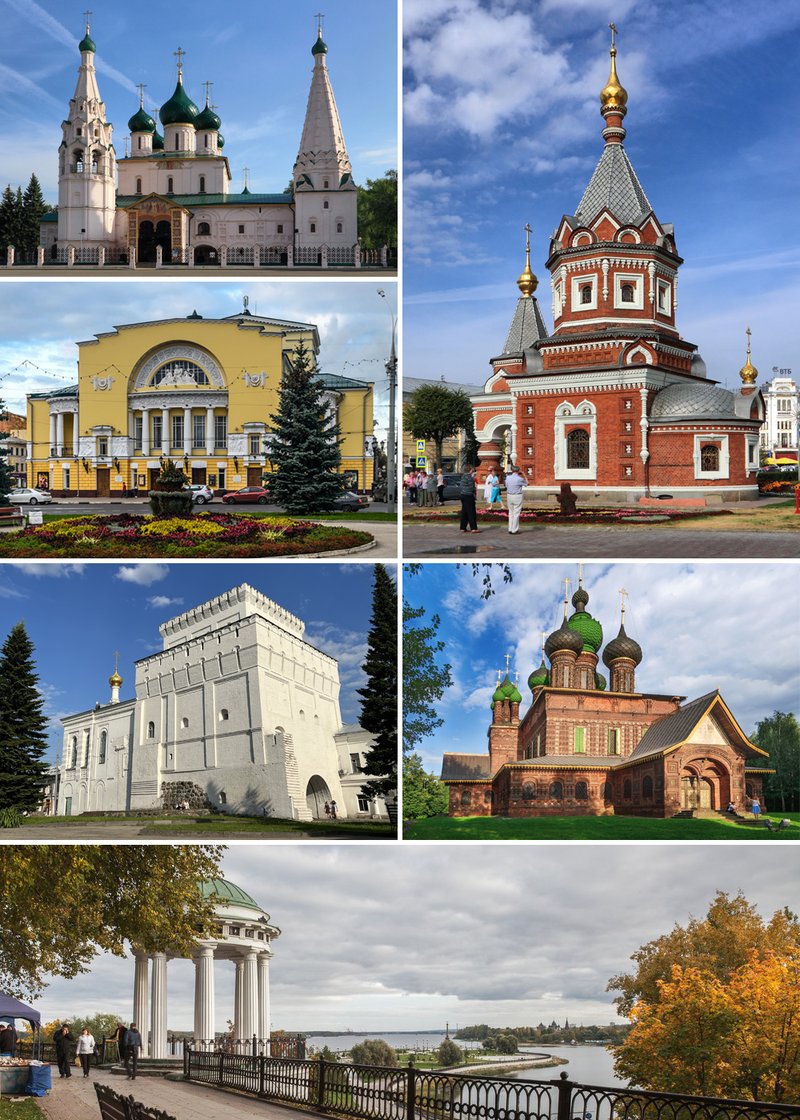 Skyline of Yaroslavl
