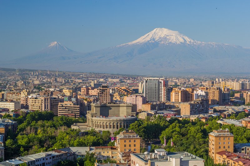 Skyline of Yerevan