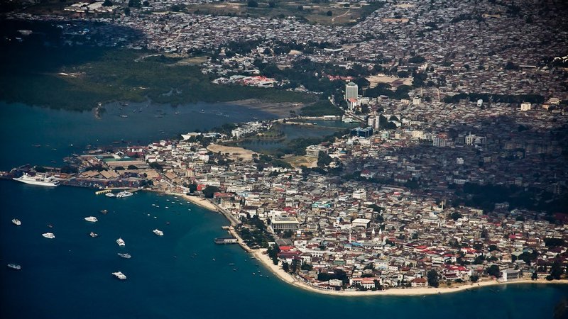 Skyline of Zanzibar City